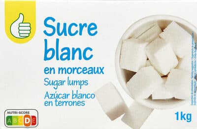 Sucre blanc en morceaux