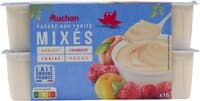 YAOURT AUX FRUITS MIXES FRUITS PANACHES Abricot, Framboise, Fraise, Pêche