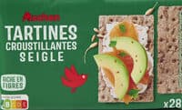 Tartines croustillantes seigle