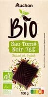 BIO Sao Tomé Noir 76% Boisé et épicé