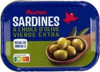 Sardines a l'huile d'olive vierge extra