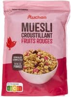 Müesli croustillant fruits rouges