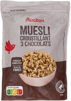 Muesli croustillant 3 chocolats