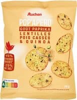 Pop'apéro goût paprika lentilles pois cassés et quinoa