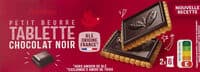 Petit beurre tablette chocolat noir