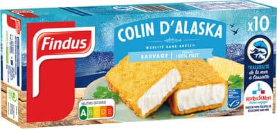 Tranches panées de Colin d'Alaska