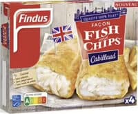 Cabillaud  façon Fish and chips