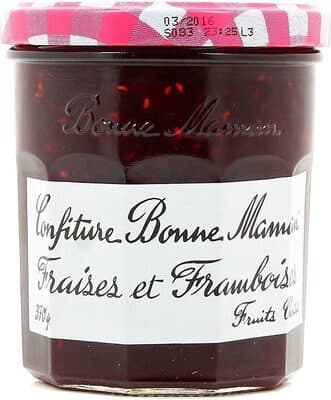 Confiture fraises et framboises