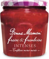 Confitures moins sucrée - Fraise & framboise intense