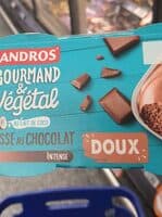 Mousse au chocolat doux au lait de coco