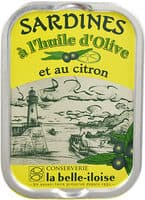 Sardines à l'huile d'olive et au citron