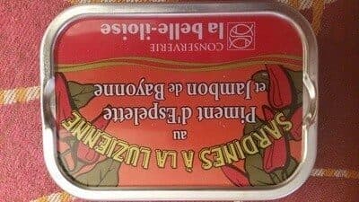 Sardines à la luzienne au piment d'Espelette