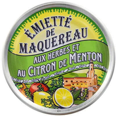 Emietté de maquereau aux herbes et au citron de Menton