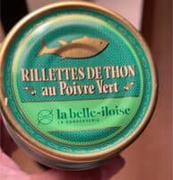 Rillettes de thon au poivre vert