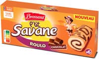 P'tit savane roulo chocolat x6 150g -brossard