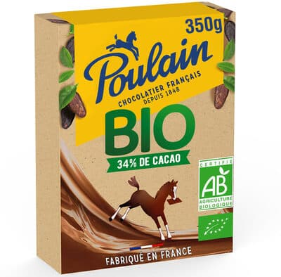 Poulain Bio 34 % de cacao