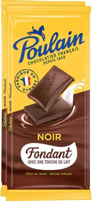 Chocolat noir fondant poulain