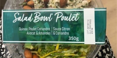 Salad bowl poulet