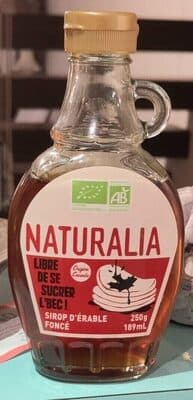 Sirop d'érable foncé