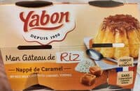 Gâteau de riz nappage caramel