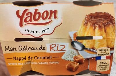 Gâteau de riz nappage caramel