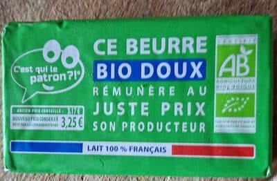 beurre bio doux