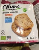 Pain de mie 3 graines bio
