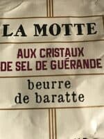 Beurre de baratte aux cristaux de sel de Guérande