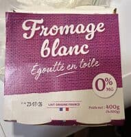 Fromage blanc 0 %