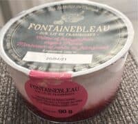 Fontainebleau sur lit de framboise
