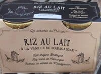 Riz au lait a la vanille de Madagascar