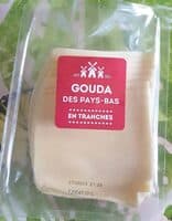 Gouda des Pays-Bas en tranches