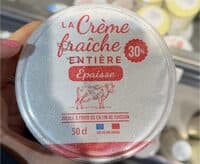 la crème fraîche entière