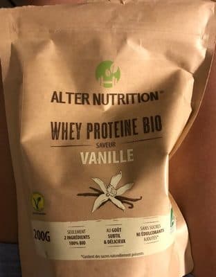 Whey proteine Bio, saveur vanille