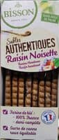Les sablés authentiques raisin noisette
