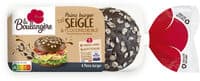 Pains burger seigle & flocons de ble 250g