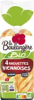 4 baguettes viennoises bio 340g