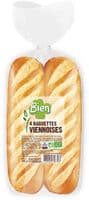 Bag viennoise bio* nature x4 340g