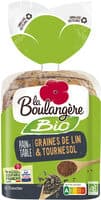 Pain de table Bio aux graines de lin & tournesol 400g