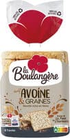 Pain de mie grandes tranches Avoine & Graines 500g