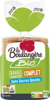 Pain de mie Bio grandes tranches complet sans sucres ajoutés 500g