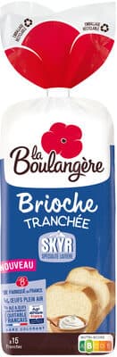Brioche tranchée skyr