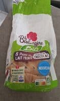 8 Pains au lait frais Bio aux pépites de chocolat 280g