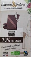 Chocolat noir 70%