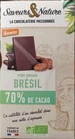 Chocolat noir 70% Brésil