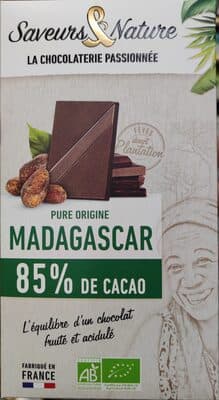 Chocolat noir Madagascar 85%