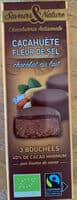 Bouchée chocolat fleur de sel cacahuètes