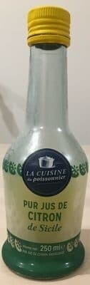 Pur jus de citron de Sicile