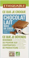 Chocolat lait noix de coco