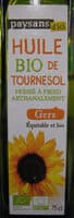 Huile vierge BIO de Tournesol